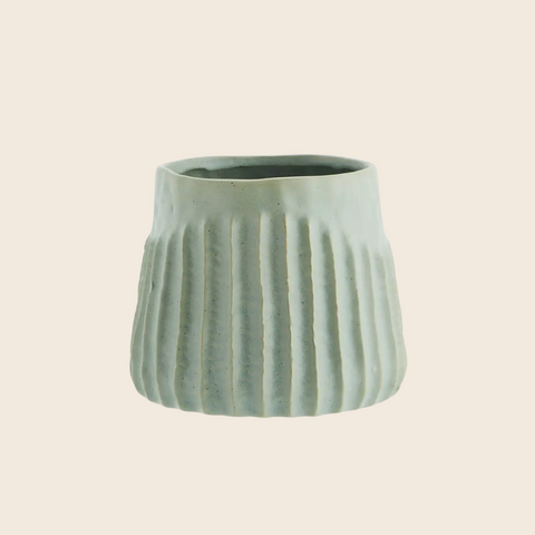 Stoneware Plant Pot | Sage Green