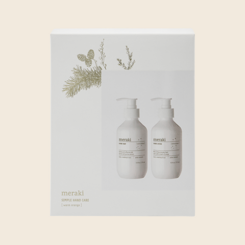 Warm Orange Winter Hand Care Gift Set