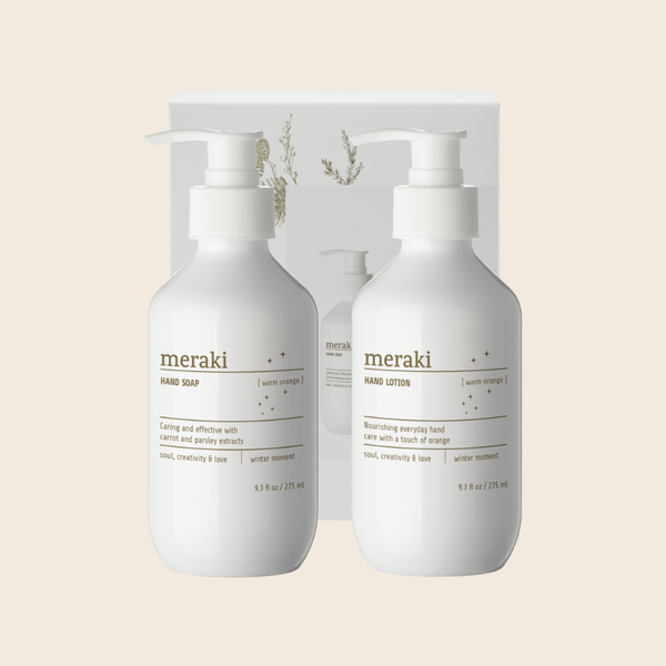 Warm Orange Winter Hand Care Gift Set