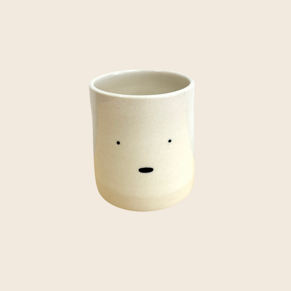 Meh Face Ceramic Mini Pot