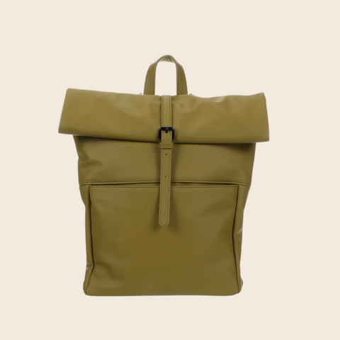 Herb Recycled Vegan Leather Backpack | Willow Green