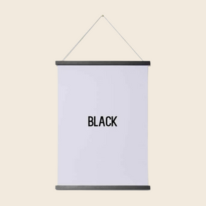 Black Magnetic Wooden Frame | A3