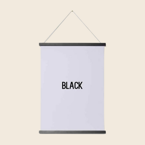 Black Magnetic Wooden Frame | A3
