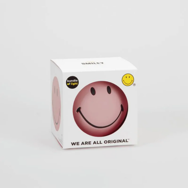 Mr Maria x Smiley Mini Lamp | Pink