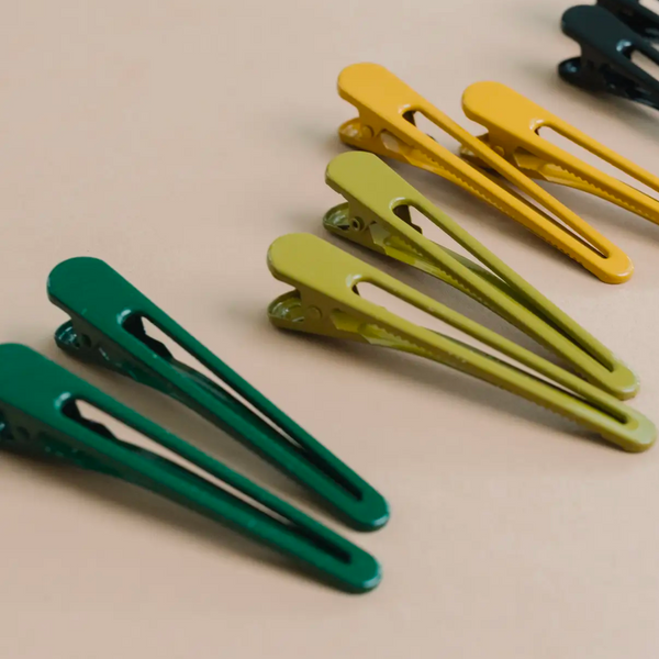 Nat Noor Triangle Hair Clips | Olive Green