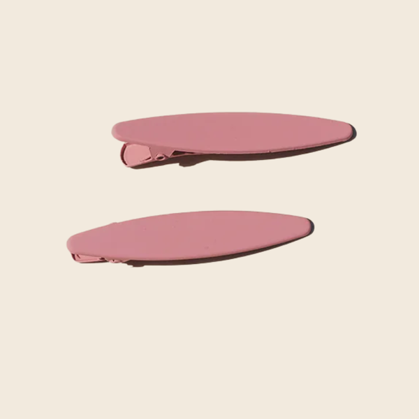 Celine Hair Clip Duo | Dusty Pink