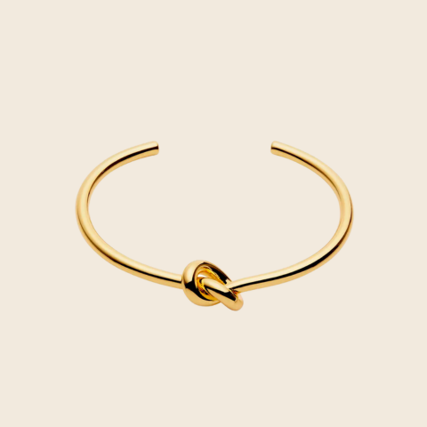 Nordic Muse Gold Knot Bracelet