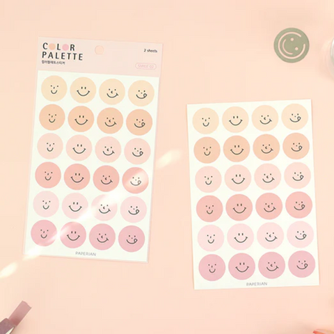 Smiley Sticker Pack | Pink