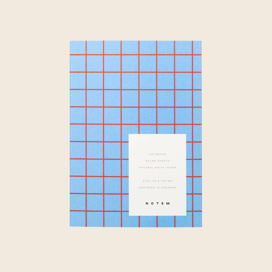 Small Uma Notebook with Blue Grid