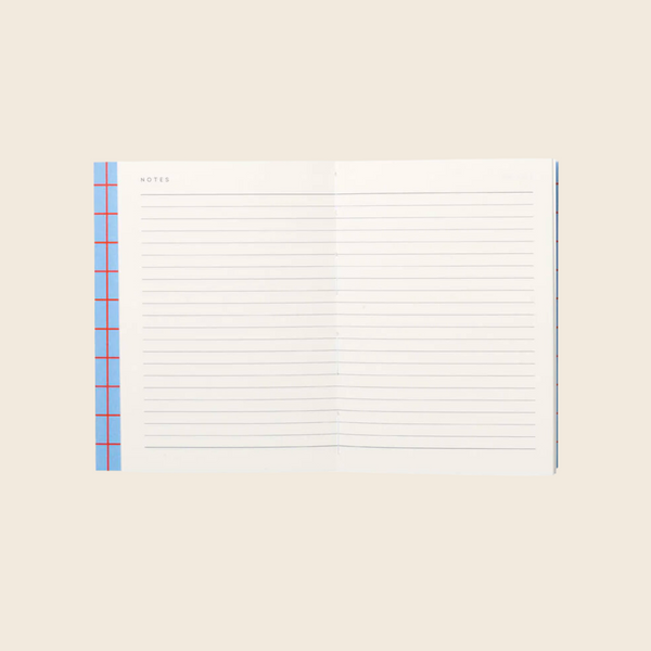 Small Uma Notebook with Blue Grid