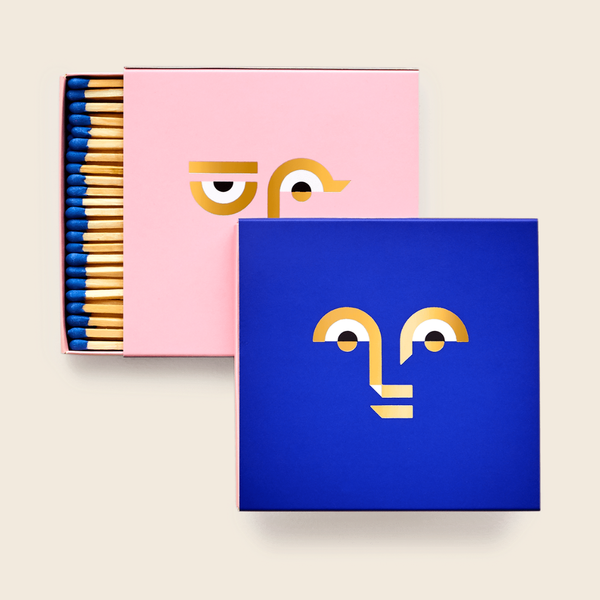 Golden Face Matchbox