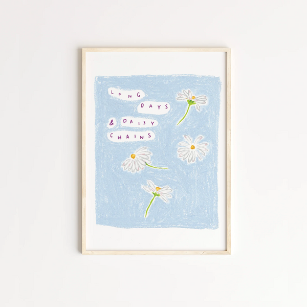 Long Days and Daisy Chains Print