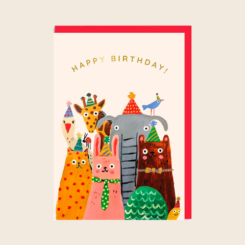 Ohh Deer Birthday Animals Card