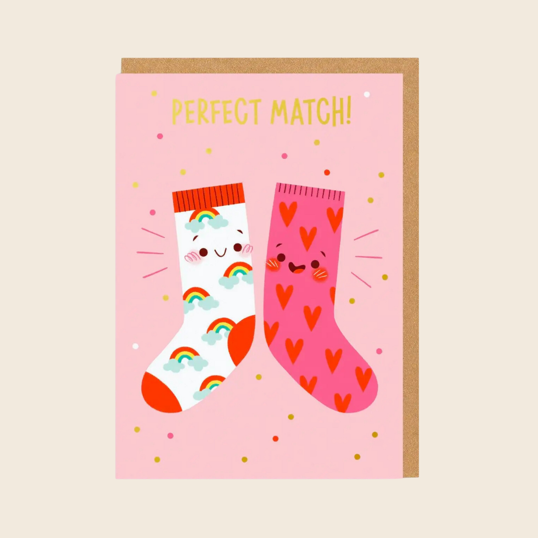 Perfect Match Socks Card by Ohh Deer