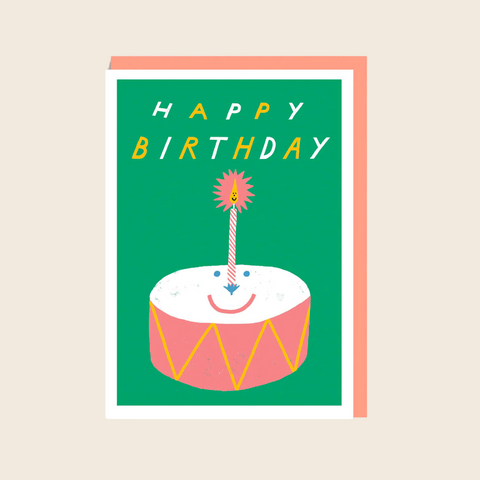 Happy Birthday Drum Card by Max Machen for Ohh Deer