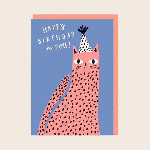 Ohh Deer Pink Party Leopard Card