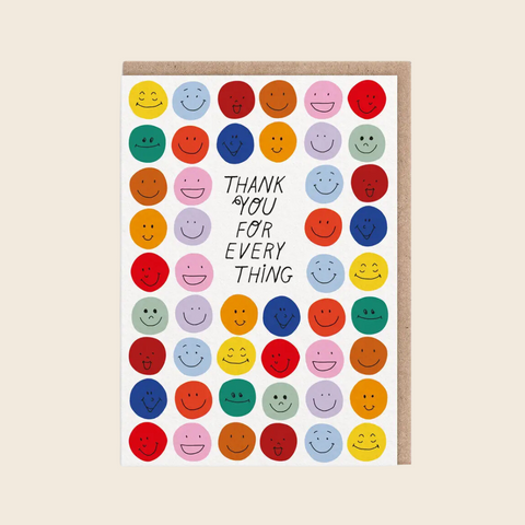 Thank You Smiley Card