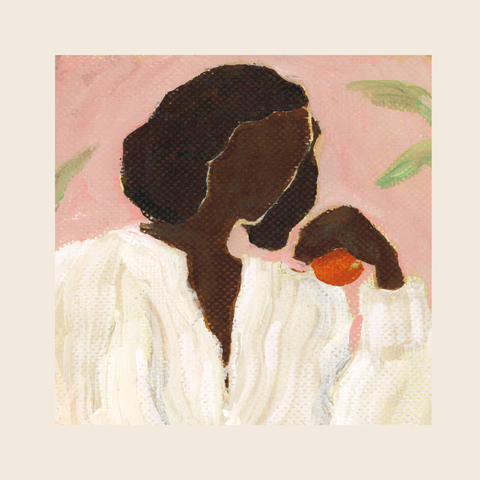 Pink Garden Print | 50 x 50cm