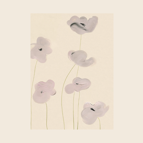 White Vallmo Print | 30x40cm