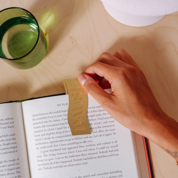 Brass Pause Bookmark