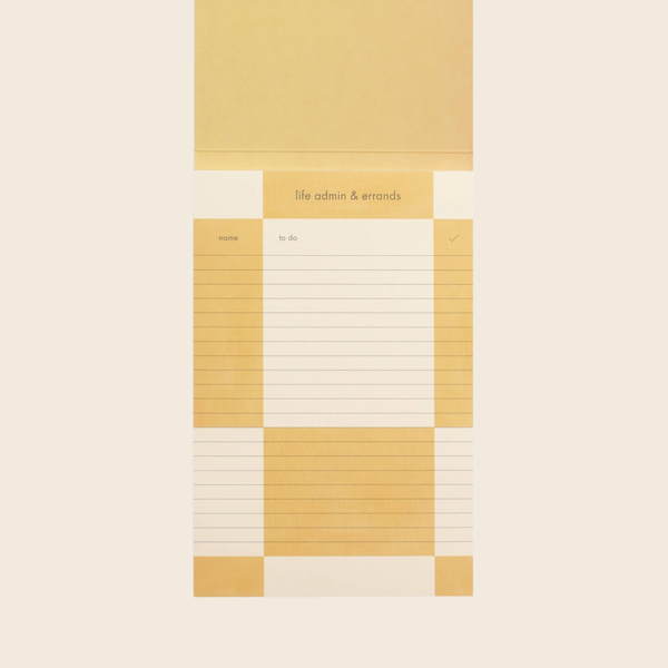 Life Admin List Pad