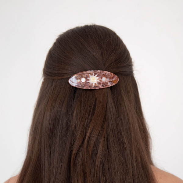 Sol Swirl French Barrette Hair Clip