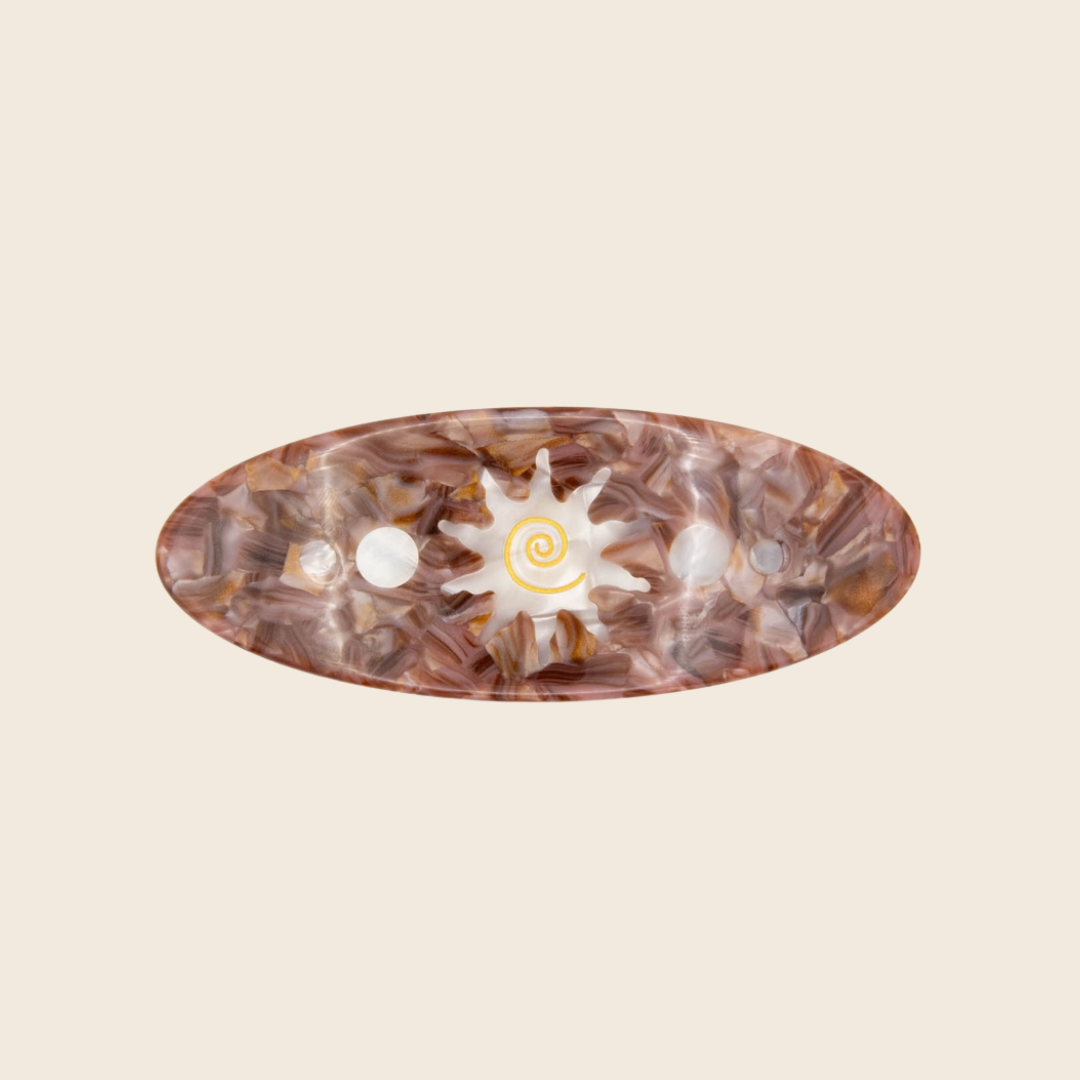 Sol Swirl French Barrette Hair Clip