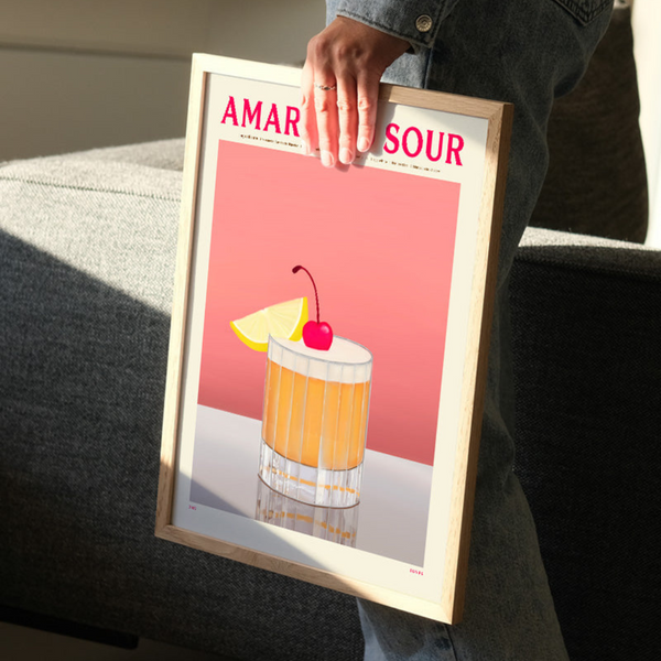 Amaretto Sour Print | 30 x 40cm