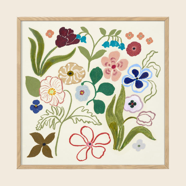 Fantasy Garden Print | 50 x 50cm