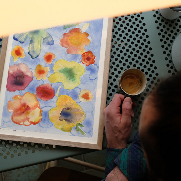 Floating Flowers Print | 50 x 70cm