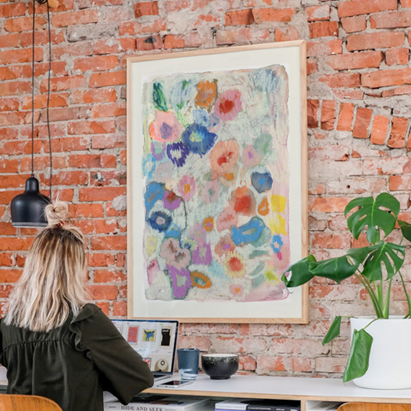 Flower Field Print | 50 x 70cm