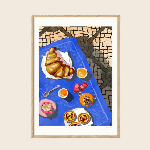 Breakfast in Porto Print | 30 x 40cm