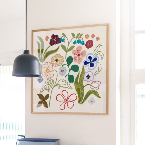 Fantasy Garden Print | 50 x 50cm