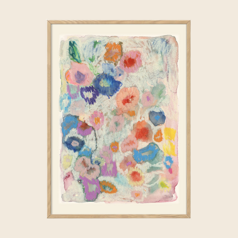 Flower Field Print | 50 x 70cm
