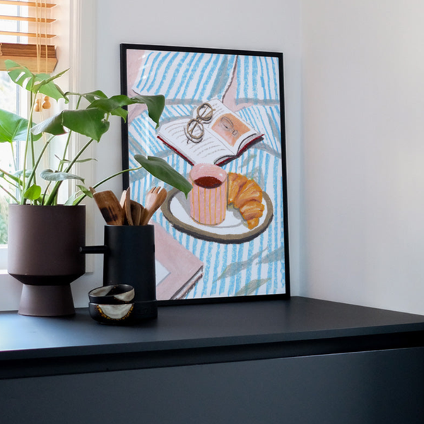 Stripy Bed Print | 30 x 40cm