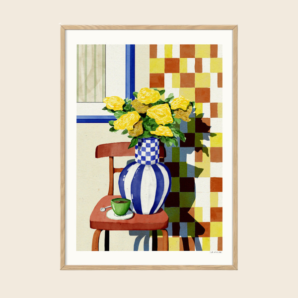 Yellow Flowers Print | 30 x 40cm