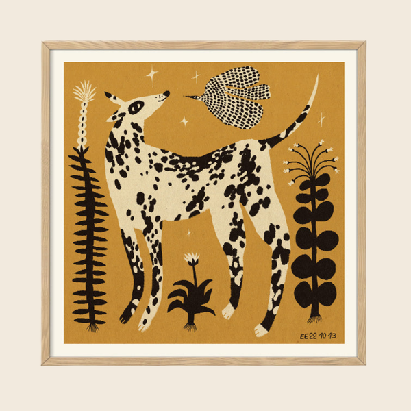 Spotted Dog Print | 50 x 50cm