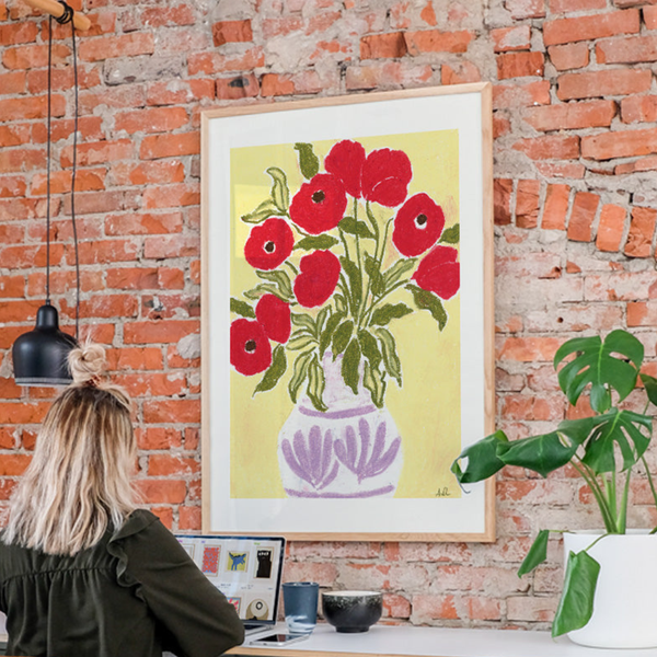 Table Poppies Print | 50 x 70cm