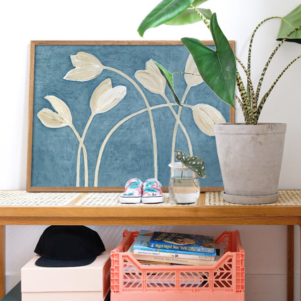Blue Tulips Print | 50 x 70cm