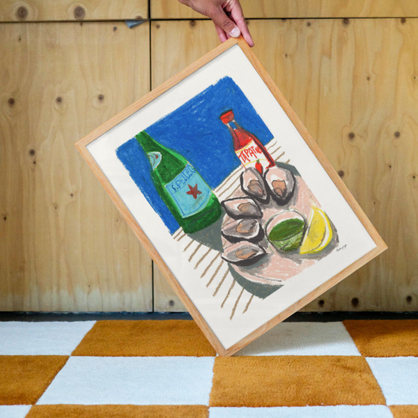 Oyster Lunch Print | 30 x 40cm