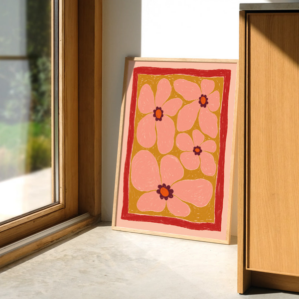 Stardust Peach Print | 30 x 40cm