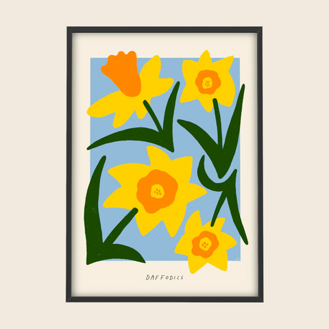Daffodils Print | 30 x 40cm
