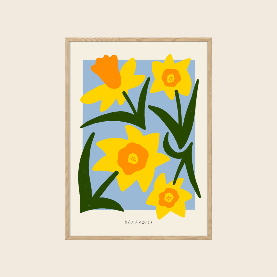 Daffodils Print | 30 x 40cm