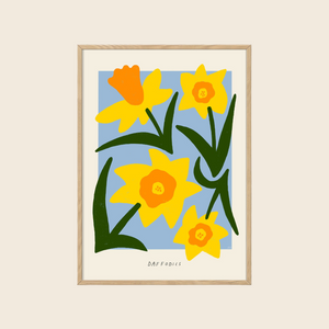 Daffodils Print | 30 x 40cm