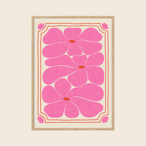 Nostalgia Pink Print | 30 x 40cm