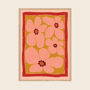 Stardust Peach Print | 30 x 40cm
