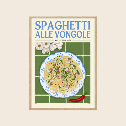 Spaghetti alle Vongole Print | 30 x 40cm