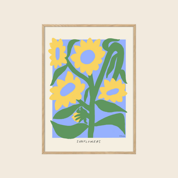 Sunflowers Print | 30 x 40cm