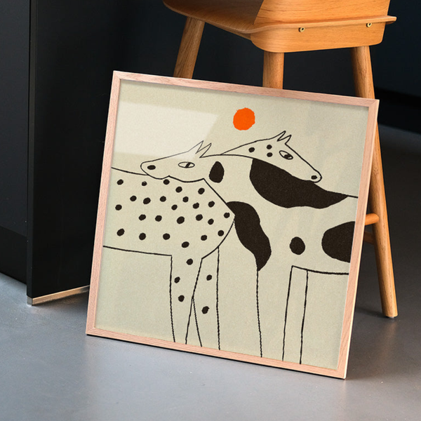 You And Me Together Print | 50 x 50cm