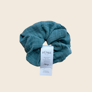 The Rosheen Zero Waste Scrunchie | Aqua